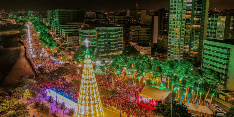 Decoração natalina de Maceió fica disponível para visitação até 31 de janeiro