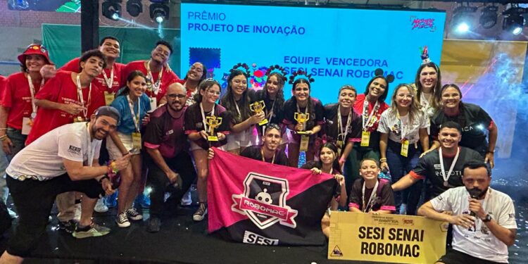 Robótica: Robomac conquista três troféus de primeiro lugar no regional de Pernambuco