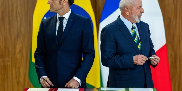 Macron tem o direito de ser contra o acordo UE-Mercosul, diz Lula