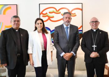 Arthur Lira recebe CNBB em diálogo a respeito de Nota Tecnica sobre aborto