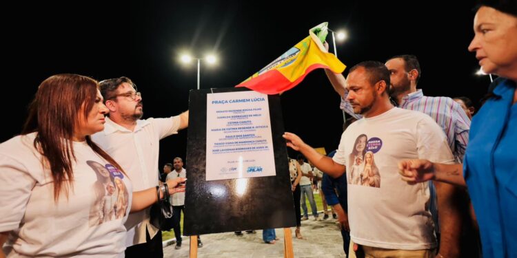 Prefeitura do Pilar entrega creche, reforma de auditório e nova praça para a população