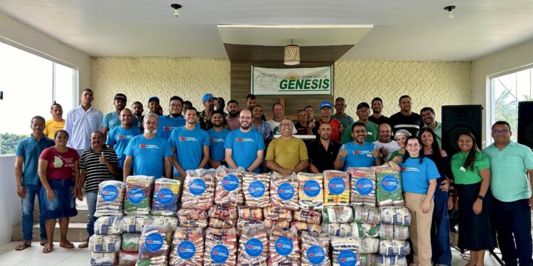 Com foco na interiorização, Alagoas Sem Fome doa uma tonelada de alimentos em Campo Alegre