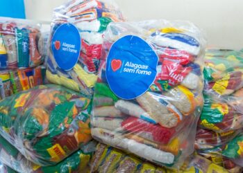 Alagoas Sem Fome arrecada mais de 57 toneladas de alimentos com entrega à Associação de Moradores da Garça Torta