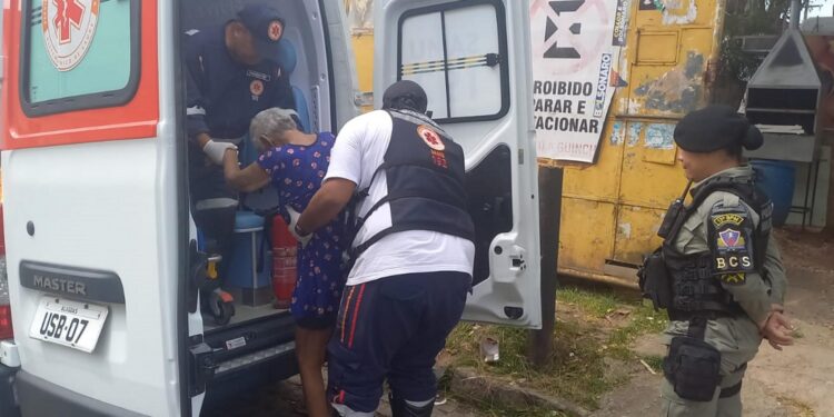 Após denúncia, Segurança Pública resgata idosa vítima de violência familiar com ferimentos na cabeça