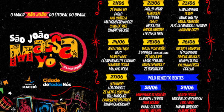 Prefeito JHC anuncia programação do São João Massayó 2025