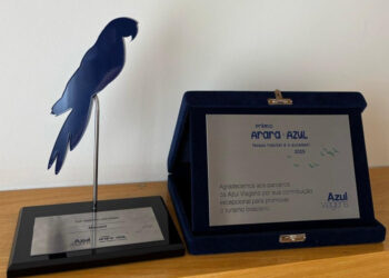 Maceió é premiada mais uma vez como Top Destino da Azul Viagens durante o WTM em São Paulo