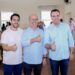 Luciano Amaral visita obras em Penedo ao lado de Ronaldo Lopes e Guilherme Lopes, reforçando parceria pelo desenvolvimento e fortalecendo base política local