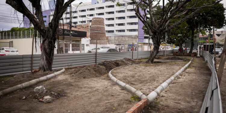 Prefeitura revitaliza canteiro para criar espaço de convivência na Pajuçara