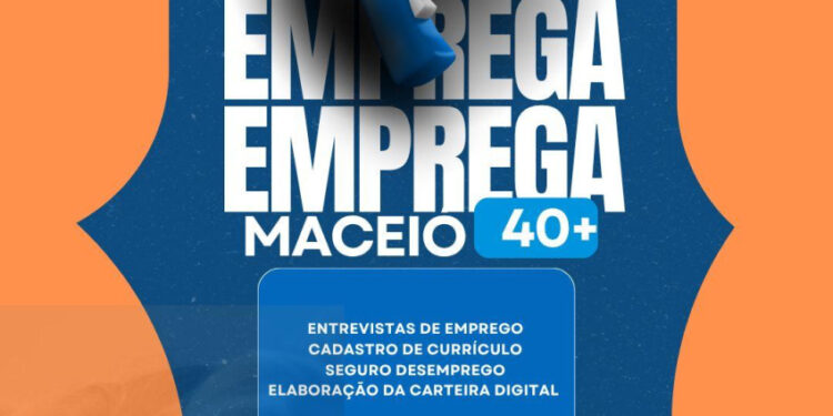 Sine Maceió lança Programa Emprega 40+ com ações na Praça Deodoro
