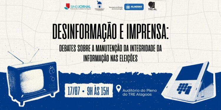 Evento para jornalistas e área jurídica abordará a desinformação no período eleitoral