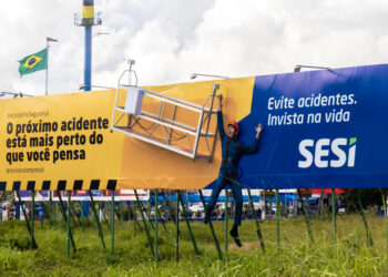 Campanha do SESI sobre segurança no trabalho ganha as ruas de Maceió