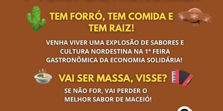 Prefeitura de Maceió promove 1ª Feira Gastronômica da Economia Solidária