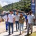 Vice-prefeito e titular da Seminfra visita etapa final de obras em praças centenárias de Fernão Velho