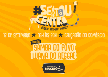 Sextou no Centro leva música e ações de saúde ao Calçadão do Comércio