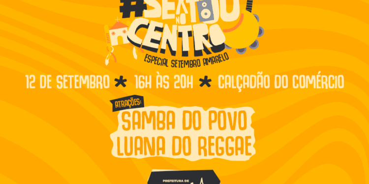 Sextou no Centro leva música e ações de saúde ao Calçadão do Comércio