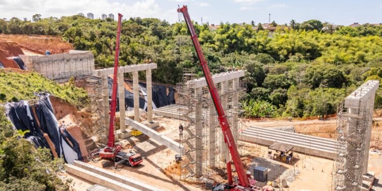 Construção da Linha Verde avança para conclusão da obra em 2026