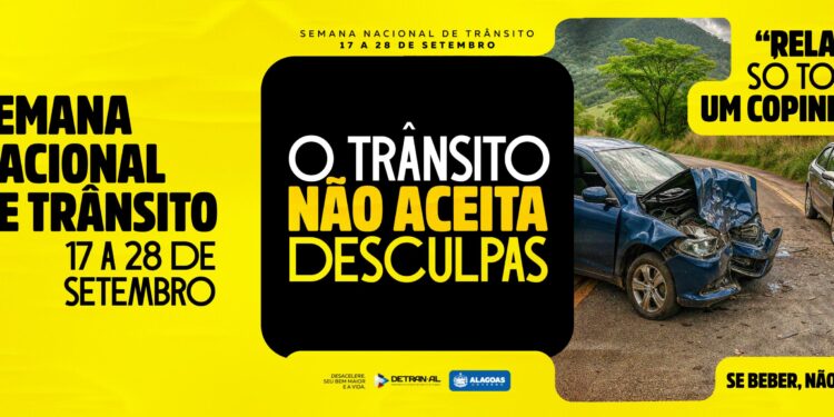 Com entrega de equipamentos, Detran AL abre a Semana Nacional do Trânsito na próxima quarta (17)