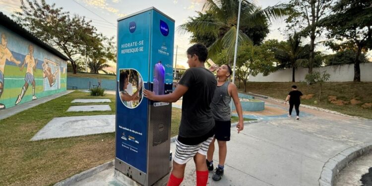 Alurb instala mais quatro estações de hidratação em Maceió