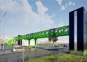 Passarela do Canaã tem nova etapa de montagem neste sábado