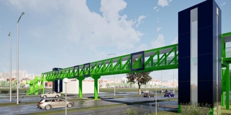 Passarela do Canaã tem nova etapa de montagem neste sábado