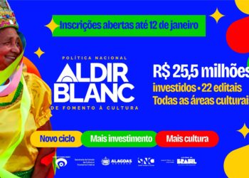 Últimos dias para se inscrever nos 22 editais do Ciclo 2 da PNAB em Alagoas