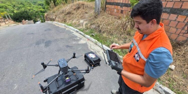 Mapeamento com equipamento de alta tecnologia potencializa trabalho da Defesa Civil de Maceió