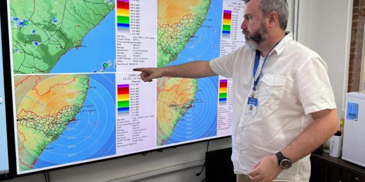Litoral e Zona da Mata em Estado de Atenção para chuvas nas próximas 24 horas