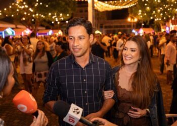 Primeira-dama de Maceió, Milane Hora, celebra estreia do São João Raiz com Jaraguá lotado e pulsando cultura