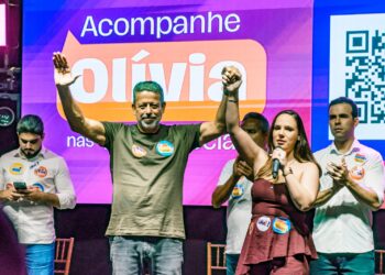 Arthur Lira demonstra força política em Maceió durante lançamento da pré-candidatura de Olívia Tenório